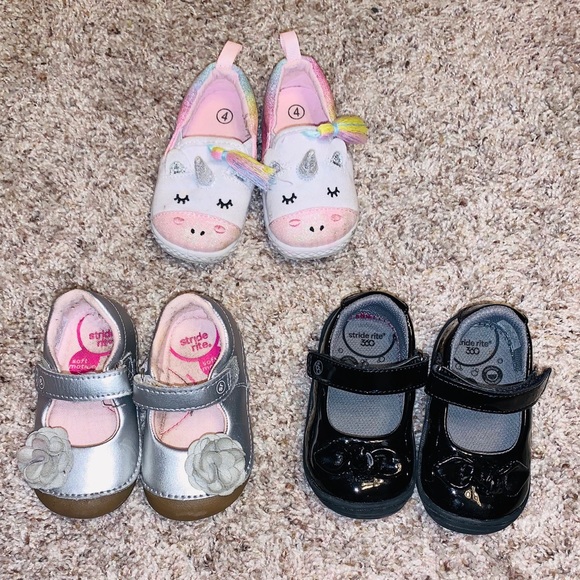 Stride Rite Other - Toddler Stride Rite Mary Jane Shoe Bundle Size 4